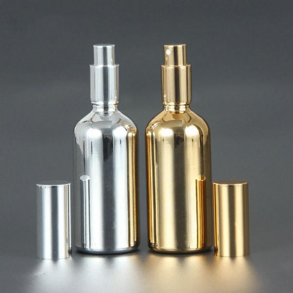 Golden Plated Glass Bitters Spray & Flame Cocktail Spray Bottle Wine Cocktail Bartender Glass Sprayer Bar Tools