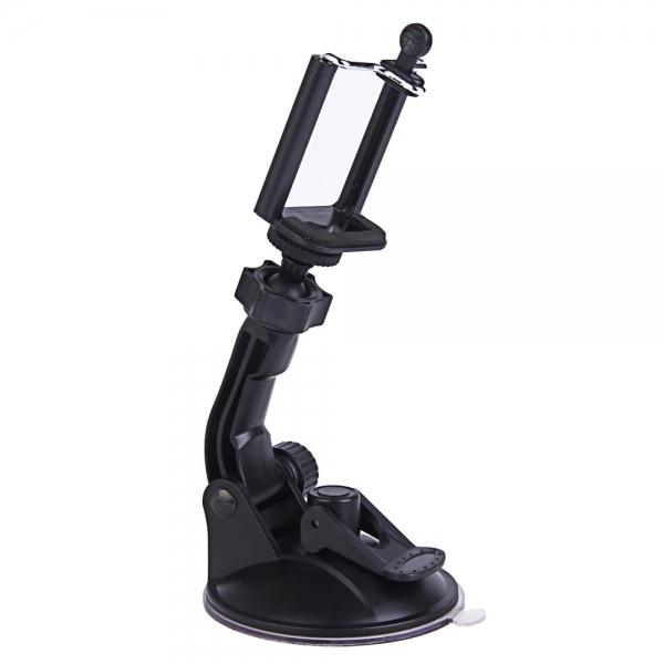 H029 90mm 360-Degree Rotatable Super Powerful Car Suction Cup Mount for Camera/GPS/iPhone/Samsung/HTC Black