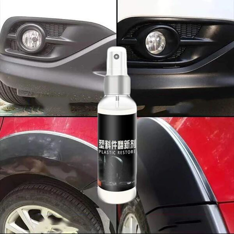 Refurbishment agent for car leather plastic parts