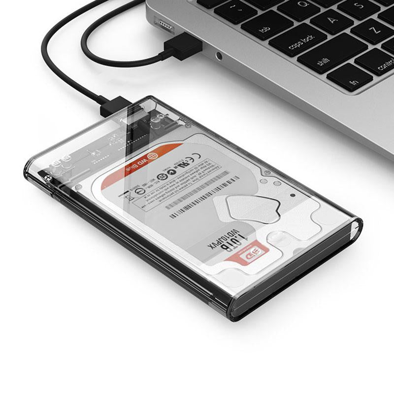 HDD Case 2.5 SATA to USB 2.0 3.0 3.1 Adapter High Speed Hard Disk Box for SSD HDD Box