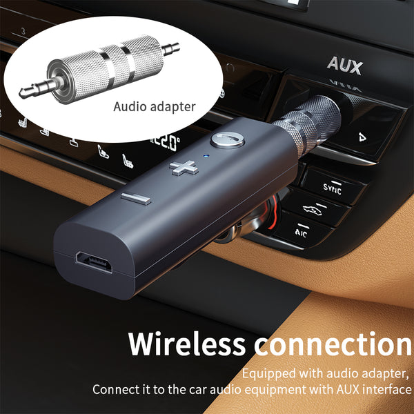 Essager Wireless Adapter Bluetooth 5.0 Receiver For 3.5mm Jack Earphone Bluetooth Aux Audio Music Transmitter For Headphone