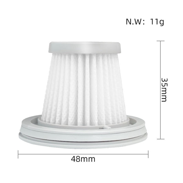 5pcs Handheld Vacuum Cleaner Filter Accessories size (48mm-50mm) x 35mm