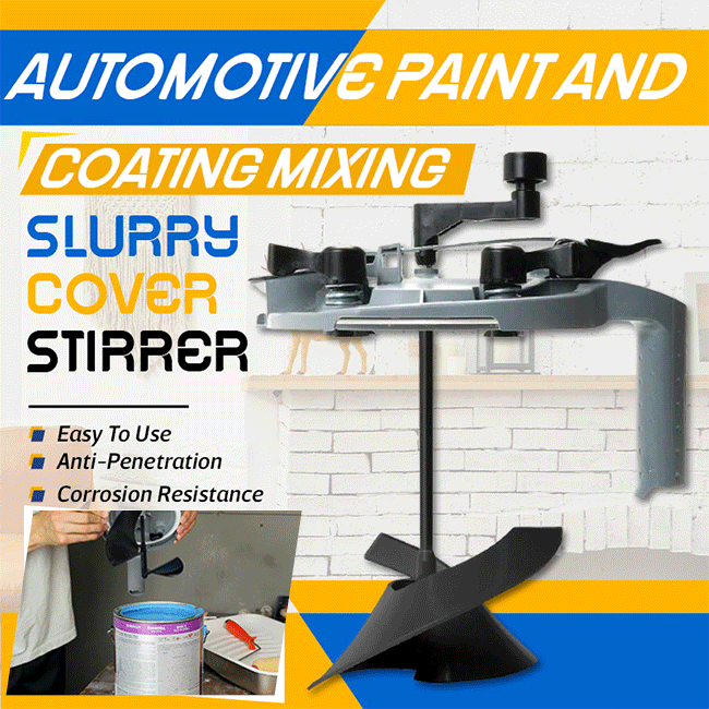 Mixing Mate Paint Can Lid Mess-Free Handle Paint Mixer Correction to Stir Pour Store Paint Coating Mixing Slurry Cover Stirrer