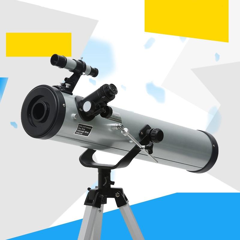 HD 76700 Reflective Professional Astronomical Telescope High Power High Quality Monocular Telescope Stargaze Moon With A Tripod
