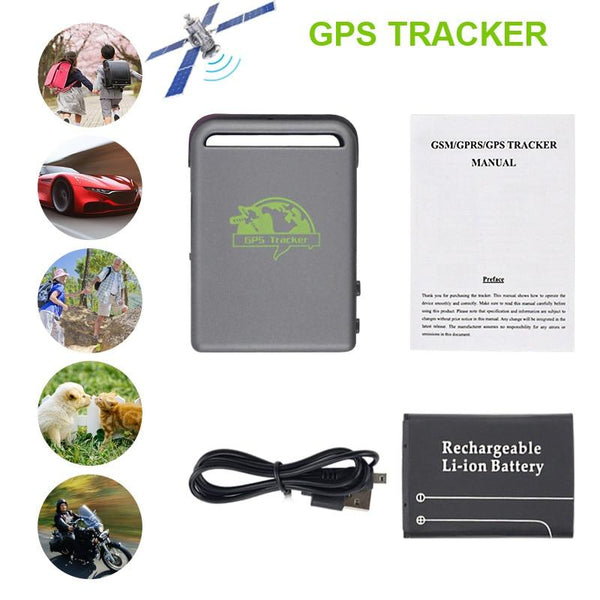 GPS Locator Vehicle GSM TK102B Car Mini Realtime Online GSM GPRS Tracking Device Locator TK 102 for Kids Pets and Car