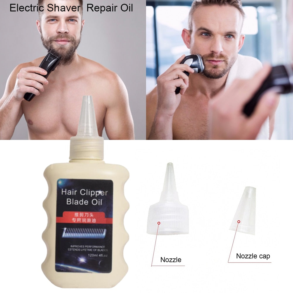 120ML Shaver Hair Clipper Maintenance Lubricant Electric Shaver Repair Oil Natural Mineral Oil Easy to Use