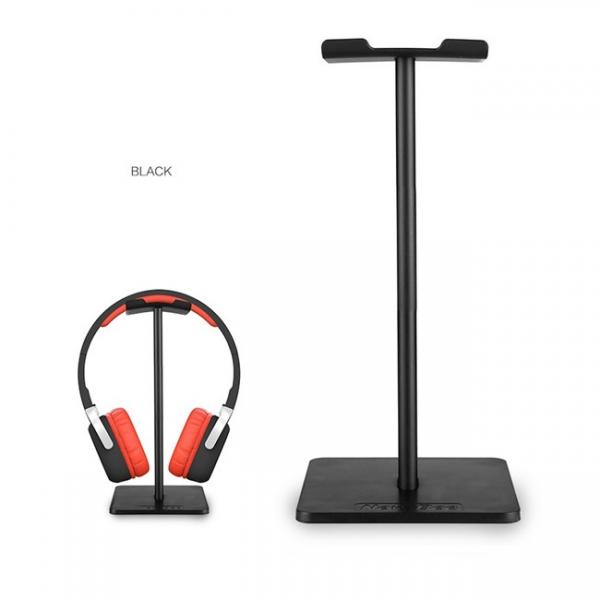 Headset Hanger Holder Headphone Desktop Display C-Shape Stand Black