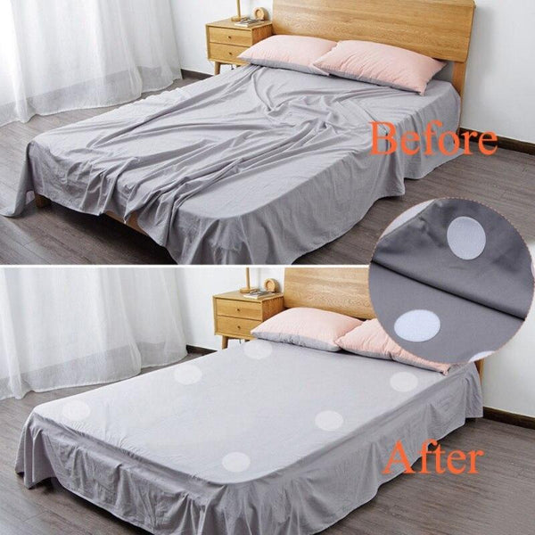 5Pcs/set Non-marking Double-sided Adhesive Fixed Velcro Sticking Firmly Not Easy To Fall Off Fixed Mat For Sheets Sofas