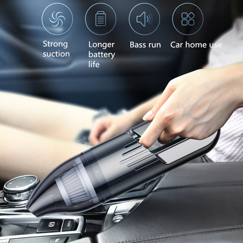 6000PA Mini Handheld Portable Wireless Car Vacuum Cleaner Wet And Dry Dual Use Vacuum Cleaner For Auto Clean 120W