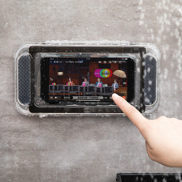 High Quality Phone Case Bath Wall Mounted Holder Waterproof Phones Storager Sealed Touchable Organizer Travel Portable Decor