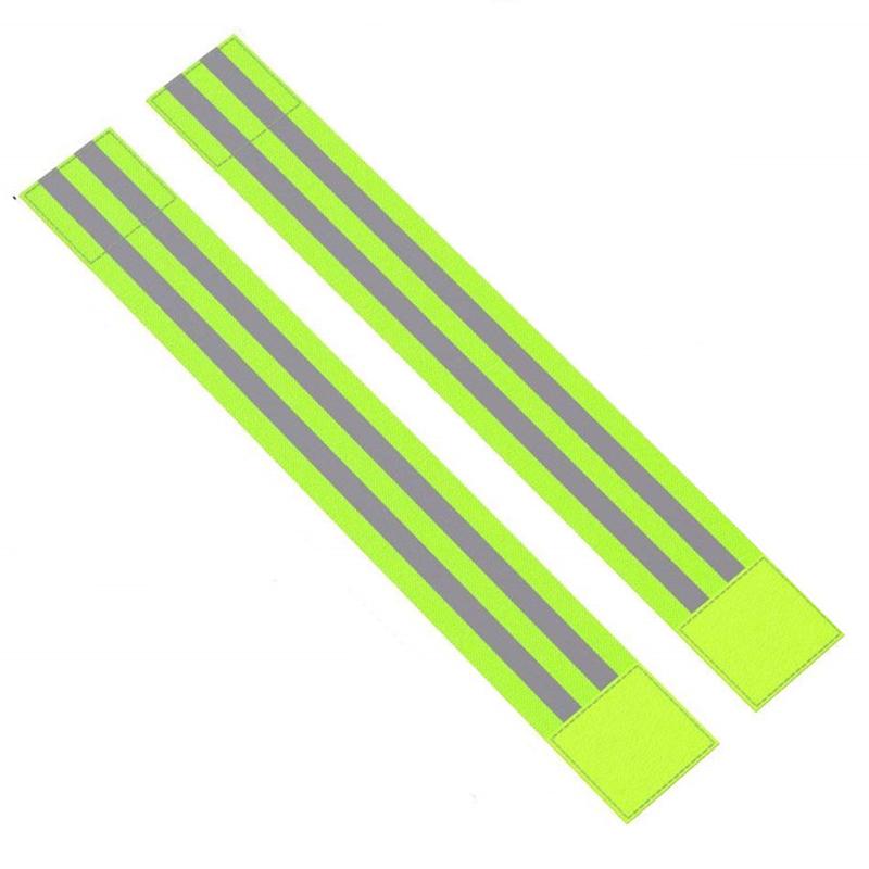 High Visibility Double Reflective Wristband Running Bracelet Sports Band Night Cycling Jogging Safety Reflector Armband