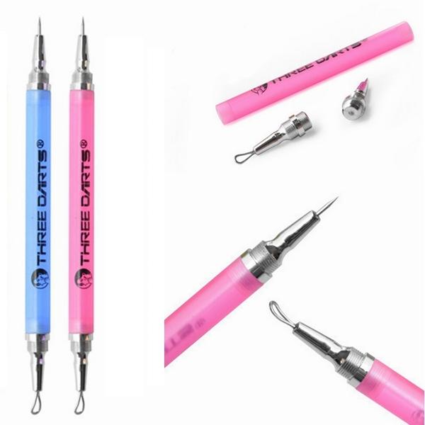 High-end Pen Style Detachable Acne Blackhead Pimple Extraction Needle Removal Pin Random Color