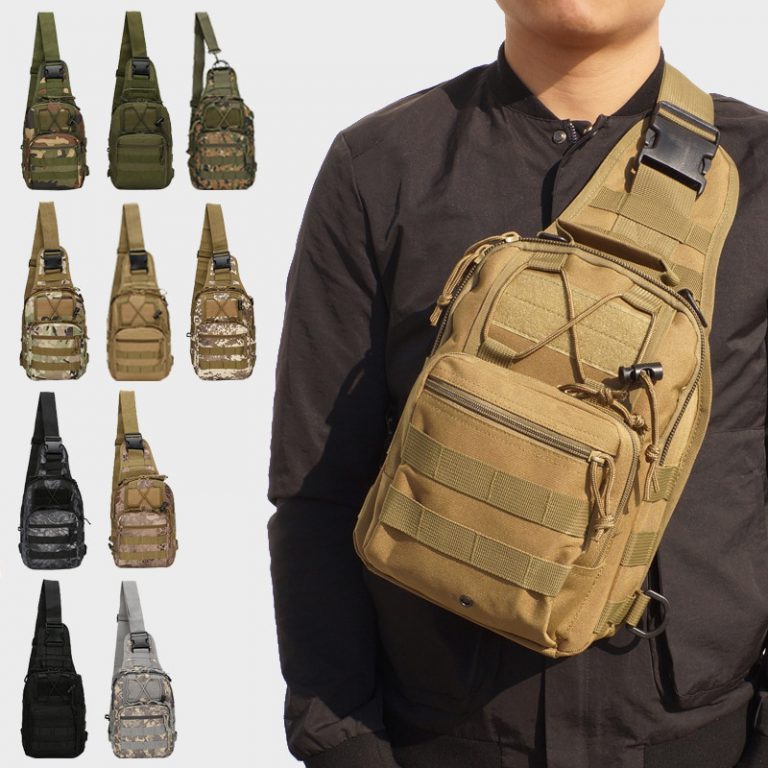 Tactical Shoulder Sling Men's Chest Bag Riding Shoulder Bag Camouflage Tactics Bag