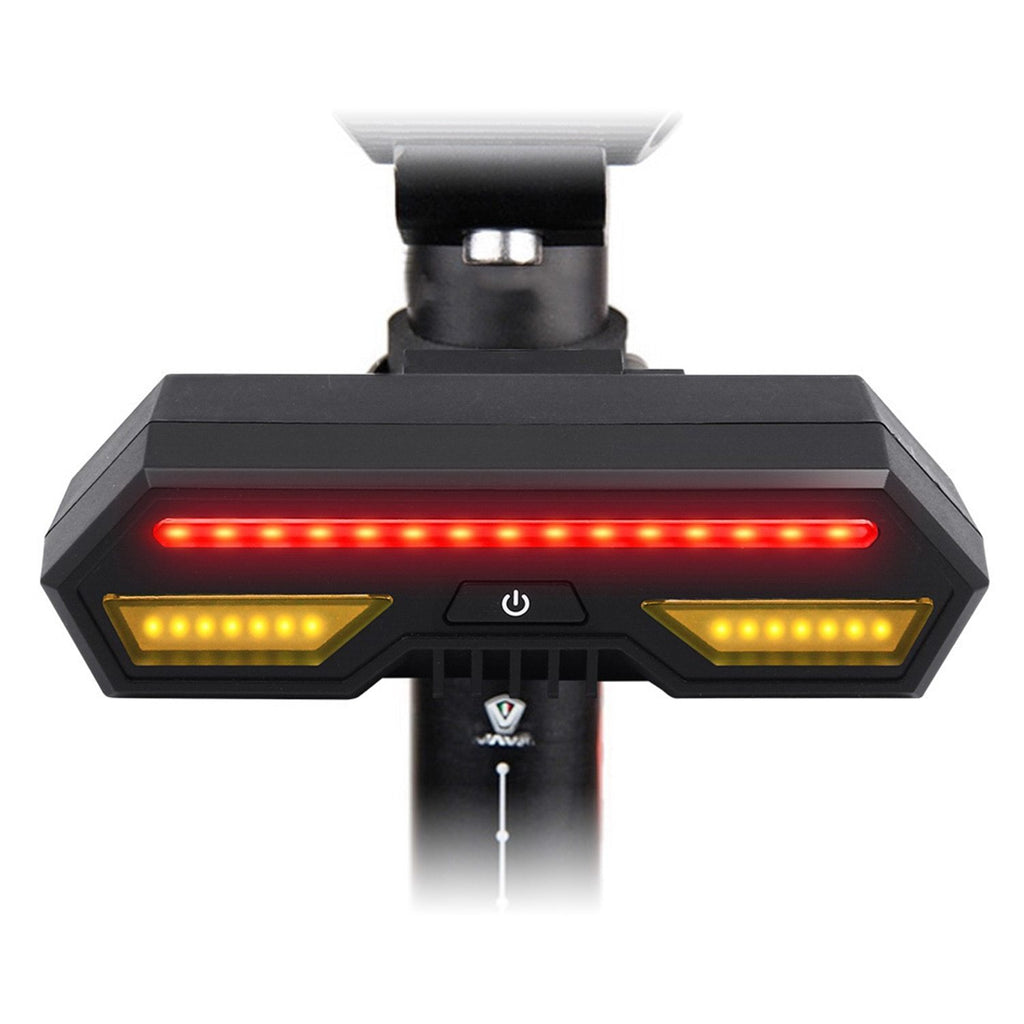 Intelligent Wireless Remote Control Bicycle Taillights Mountain Bike Turn Signal Light USB Charging LED Taillight