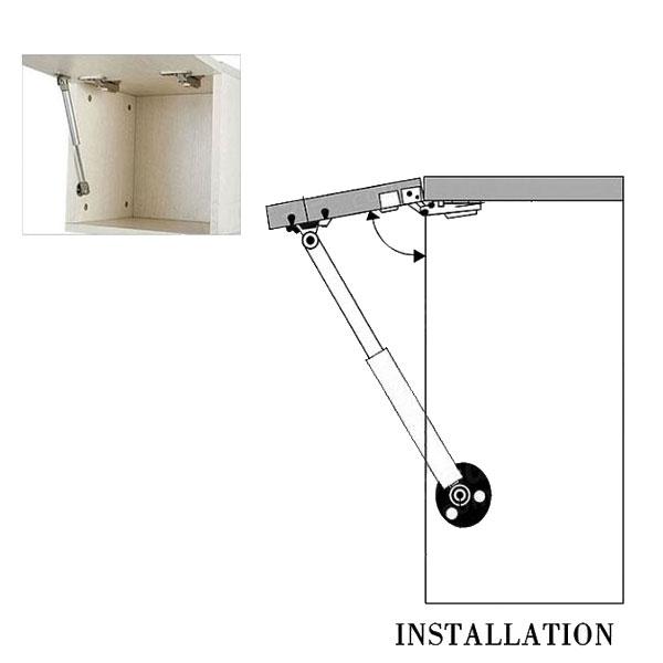 120Nm Hydraulic Gas Strut Lift Support Door Cabinet Hinge Spring