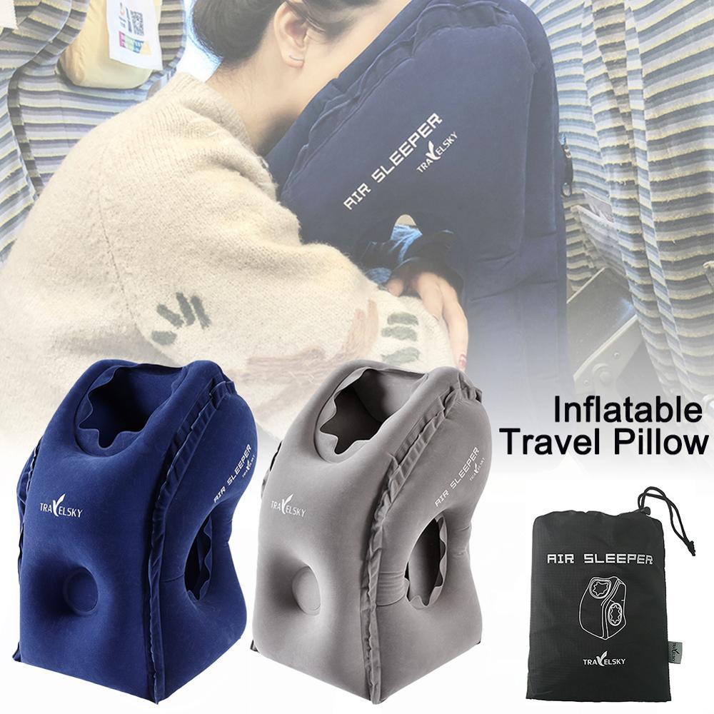New Inflatable Air Pillow Travel Pillow Office Desk Nap Pillow, U-Shape Pillow Neck Pillow