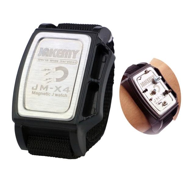 Jakemy JM-X4 Magnetic Adsorption Bracelet Maintenance Assist Tool Black