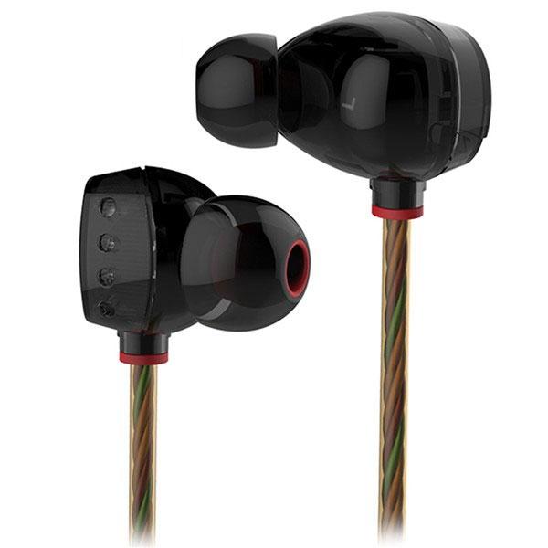 KZ ZS1 3.5mm Profession Bass Headphone HiFi Dual Driver Mic In-Ear Earphone