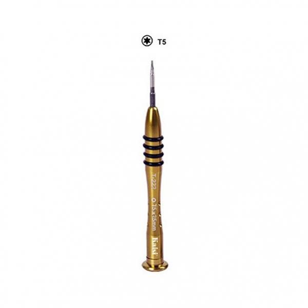 Kaisi Screwdriver Titanium Batch Mobile Phone Disassemble Tool - T5 Hexagon Type