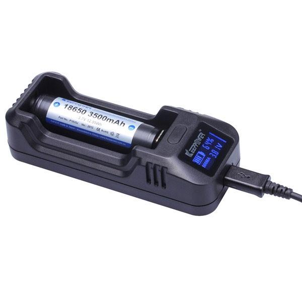 KeepPower L1 LCD Display 26650/18650/16340 Battery Intelligent Charger