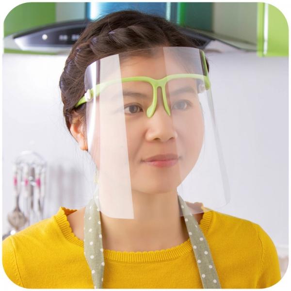 Kitchen Cooking Oil Splash Anti-smoke Protective Mask Random color