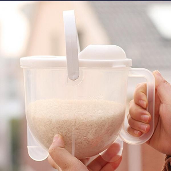 Kitchen Supplies Multi-functional Quick Hands-free Plastic Rice Washing Device