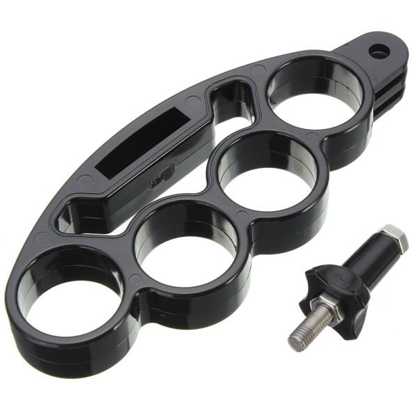 Knuckle Hand Finger Grip Mount Handle Holder for Xiaomi Yi SJ4000 SJ5000 SJcam Black