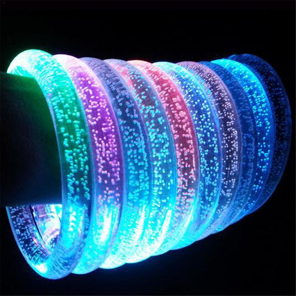 LED Flashing Bracelet Light Up Acrylic Luminous Bracelet Luminous Toys