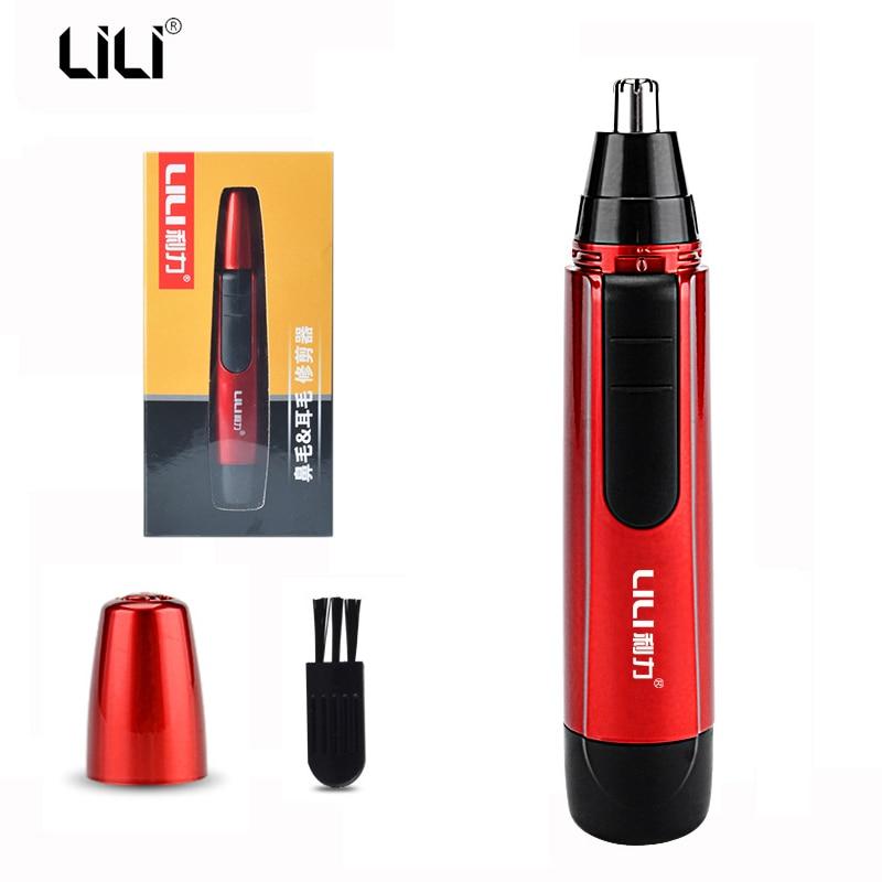 LILI Professional Electric Nose Trimmer Washable Eyebrow Beard Ear Hair Trimmer Nose Shaver Grooming Trimer For Men