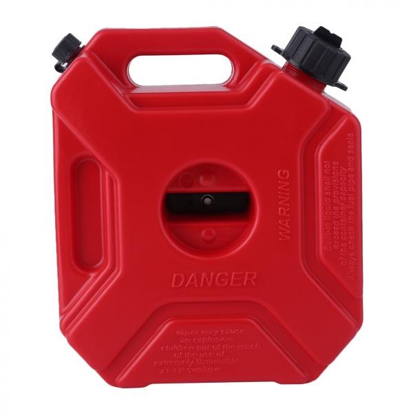 Motorcycle 5L Oil Can Gas Spare Container Pot Anti-static - Red