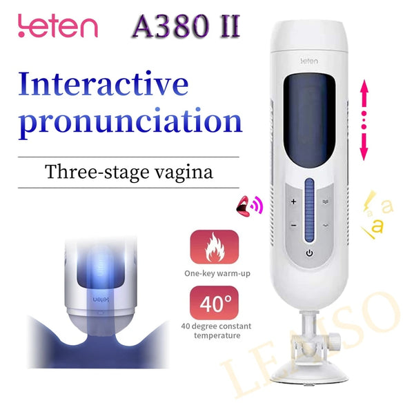 Leten Male Masturbating Cup Men Automatic Mastubator Men Sex Toy