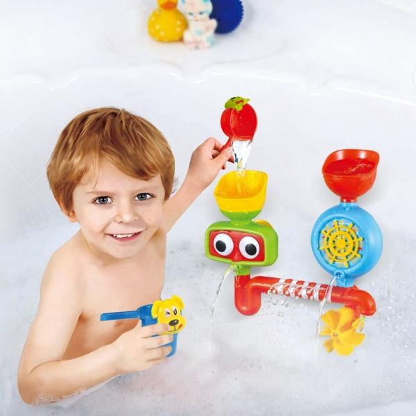 Lovely Portable Bath Tub Toy Water Sprinkler System Children Kids Toy Gift Multicolor