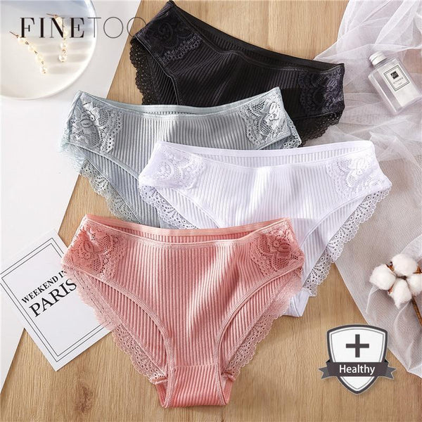 Cotton Panties Underwear Sexy Low-Rise Underpants Female Lingerie Ladies Briefs