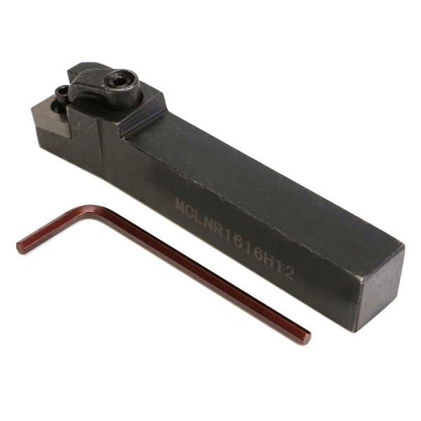 MCLNR1616H12 16 x 100mm Index External Lathe Turning Holder for CNMG1204 Inserts