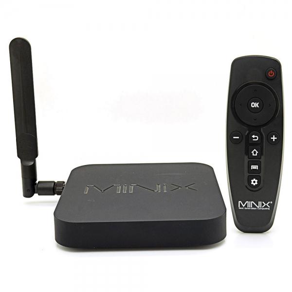 MINIX NEO X8-H Plus 2160P Quad-Core Android 4.4.2 HD Google TV Player with 2GB RAM/16GB ROM/US Plug Black