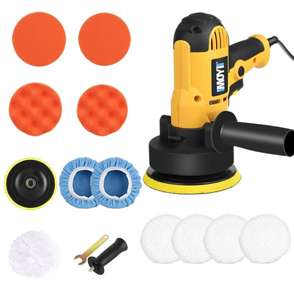 MOYI Electric Car Polisher Machine Stepless Speed Adjustable Car Polisher Auto Polishing Machine High Efficiency Waxing Tool