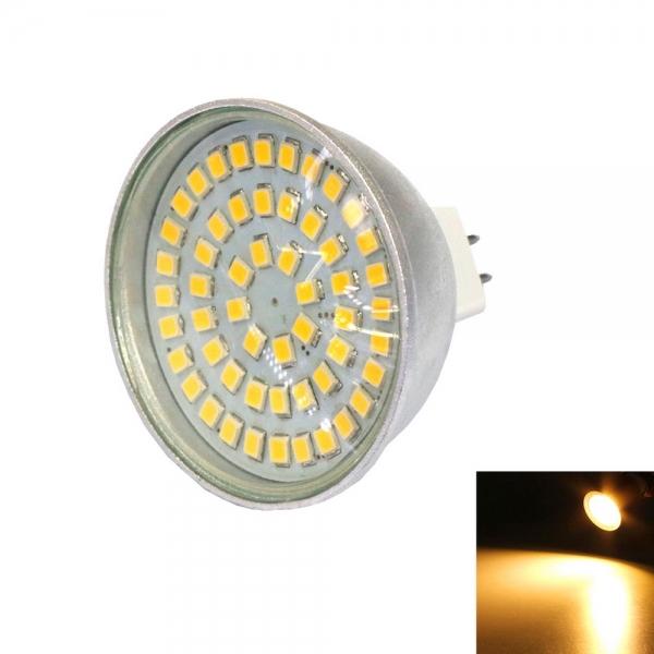 MR16 4W 3000K 400LM 54-2835SMD Warm White LED Spotlight (AC10-30V)