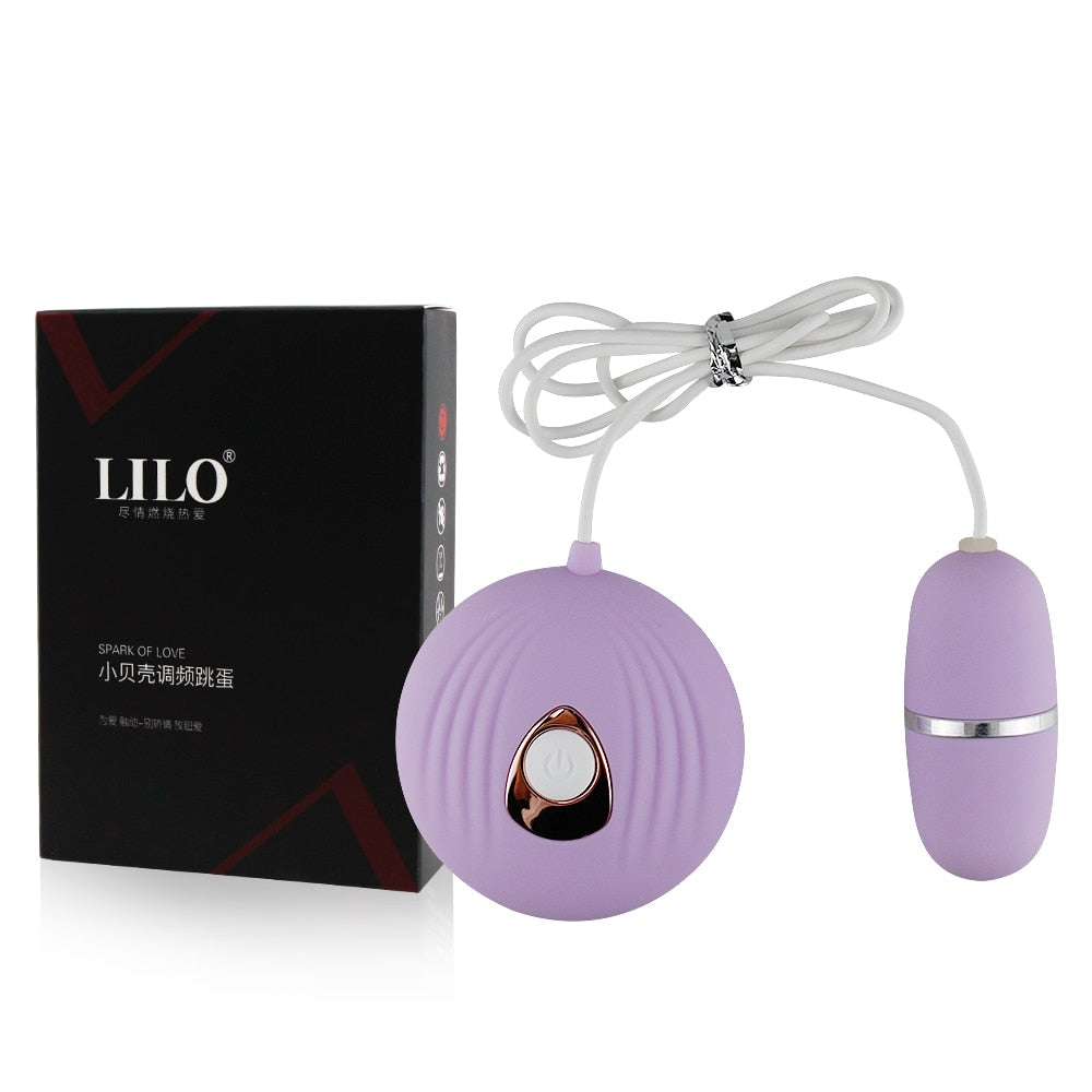 Silicon Wired Control 7 Frequency Vibration Love Egg Bullet Vibrator Sex Toys for Women and Couples Adult Toys