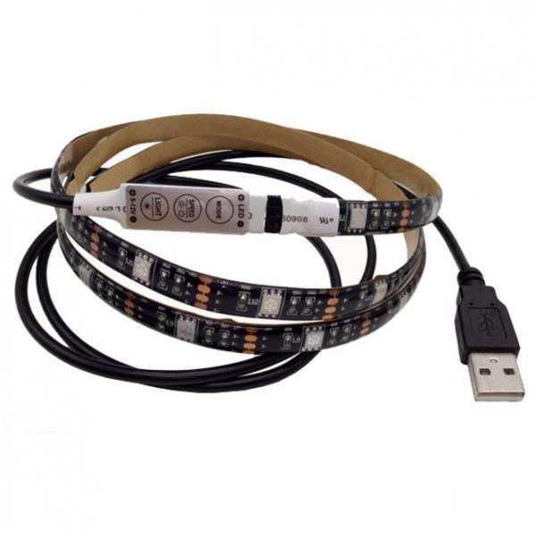 50CM DC 5V RGB LED Strip Light Waterproof Manual Control - stringsmall