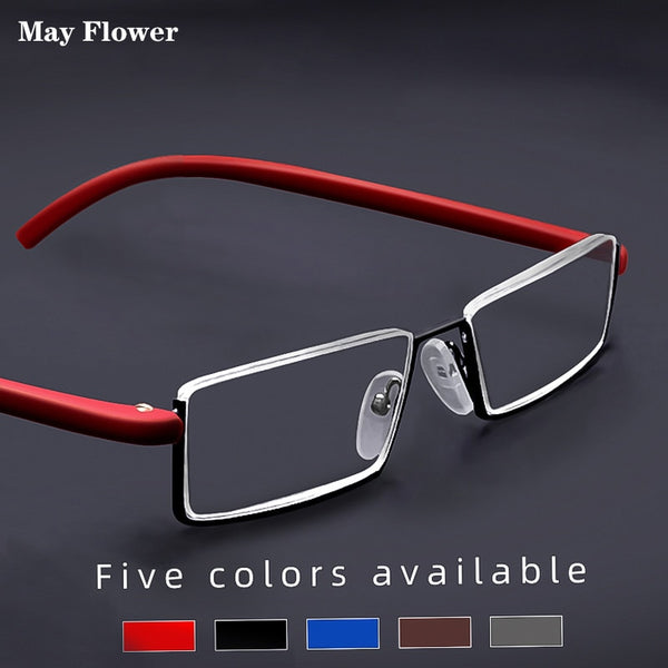 TR90 Anti-Blue Ray Progressive Far And Near Dual-Use Reading Glasses Frameless Ultra Light