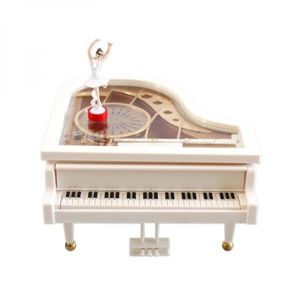 Mechanical Classical Ballerina Dancing Girl Dancing On The Piano Music Box S For Valentine'S Day