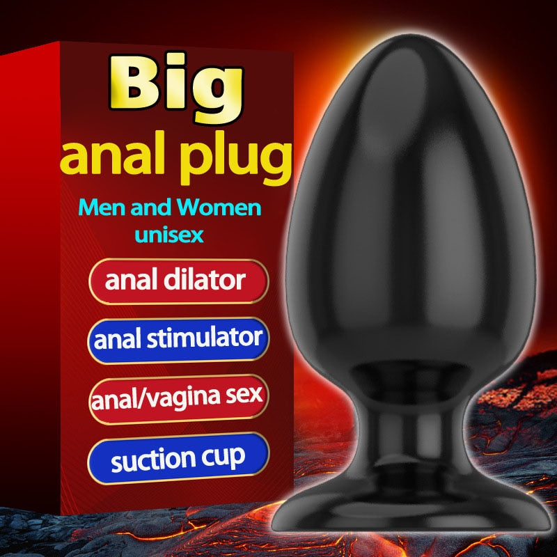 Anal Dilator Big Butt Plug Large Suction Cup Anal Plugs Adult Sex Toys Anal Balls Men & Women