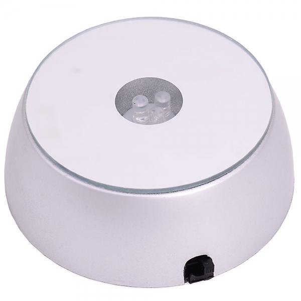 Metal Steel Nano 3D Puzzle Toy LED Base