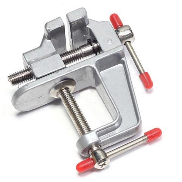 Mini Aluminum Alloy Table Bench Vise Clamp DIY Soldering Welding Hand Tool
