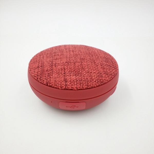 Wireless Bluetooth Speaker Small Volume Big Sound Cloth Sport Speaker Red