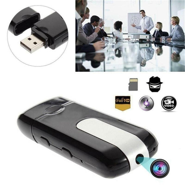 Mini Portable Full HD USB U Disk Voice Recorder Camera Camcorders with 4GB Card