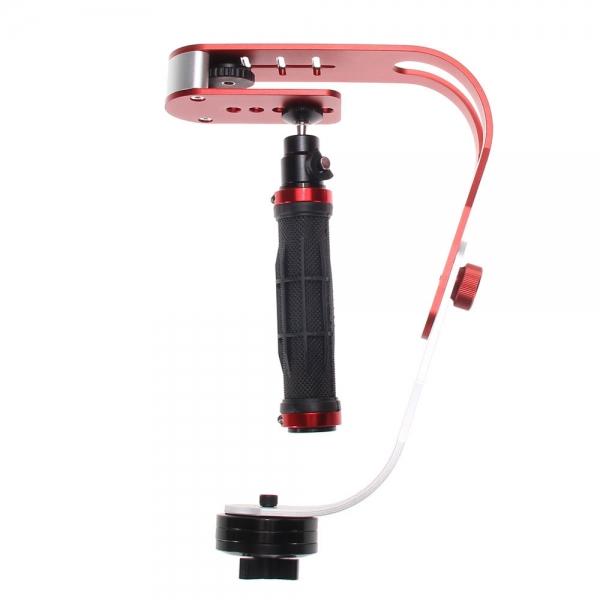 Mini Pro Handheld Video Camera Steadicam Stabilizer for Canon Nikon Sony Digital Compact Camera DSLR Red