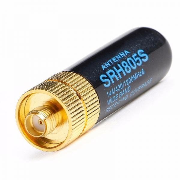 Mini SRH-805S 5CM SMA-F 144/430MHZ VHF/UHF Female Dual Band Antenna for Baofeng GT-3 UV-5R BF-888s Walkie Talkie Accessories