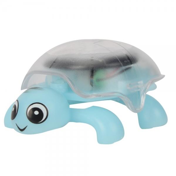 Mini Sunlight Solar Educational Toy Little Tortoise Turtle Gift Blue