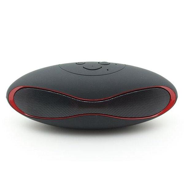 Mini X6U Wireless Bluetooth Stereo Speaker with Card Slot & Mic Black